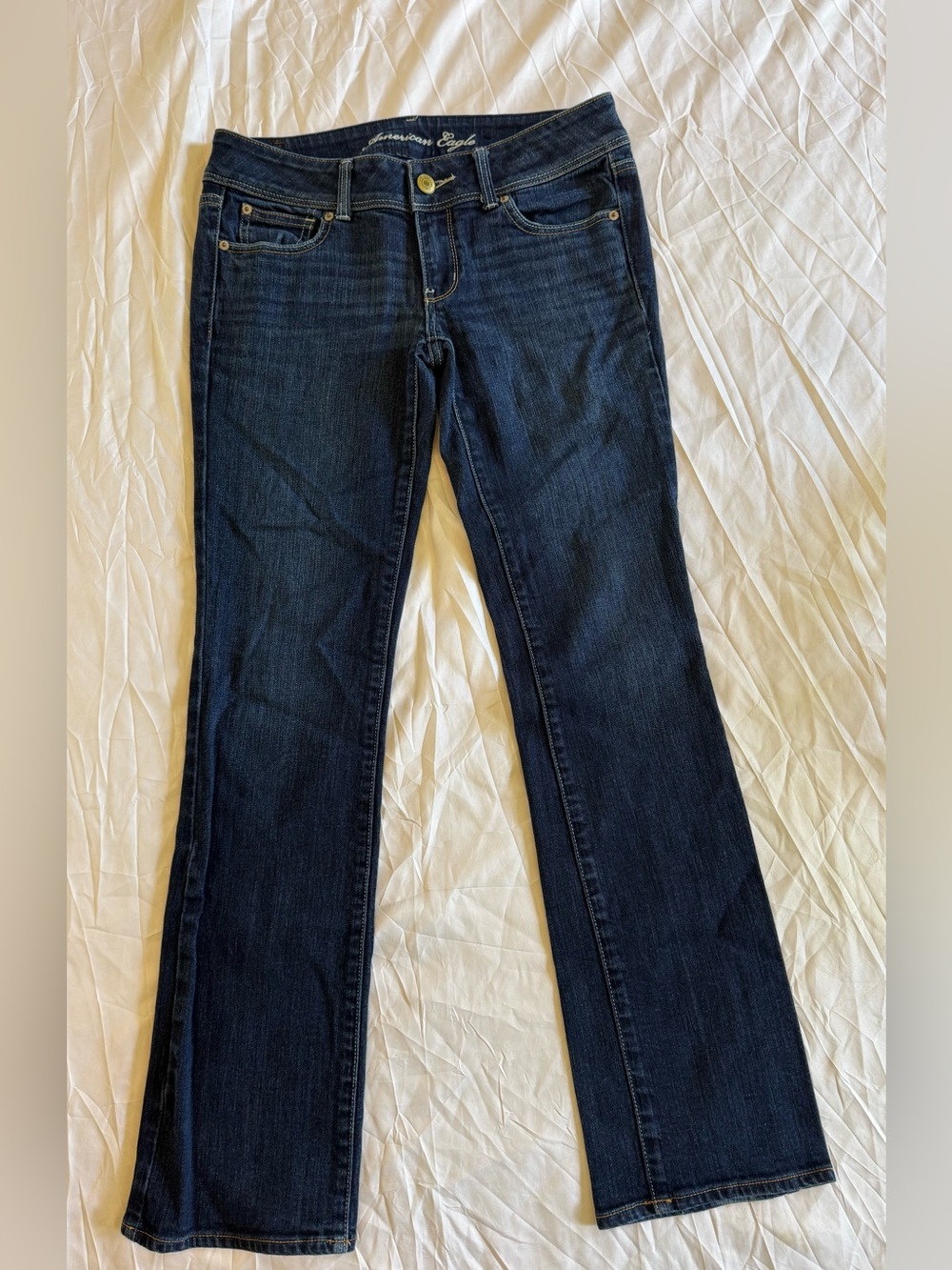 American Eagle Outfitters Dark Indigo Slim Boot jeans size 6 women’s